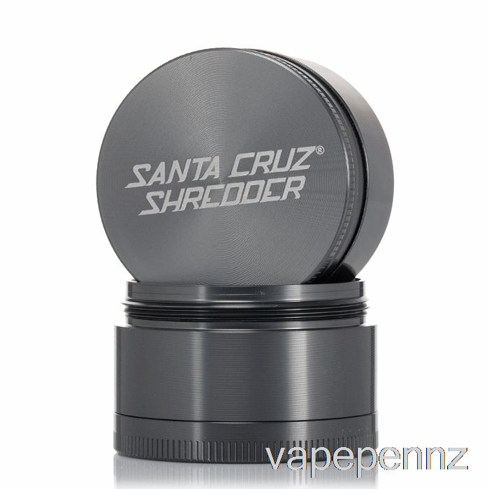 Santa Cruz Shredder 2.2inch Medium 4-Piece Grinder Grey (53mm) VAPE NZ